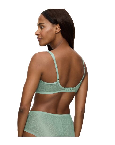 Triumph Signature Sheer W01 EX Minimizer-BH mit Bügel in Nebentürkis