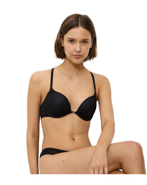 Harmony Spotlight WHUF zwarte bh met push-up sluiting aan de voorkant