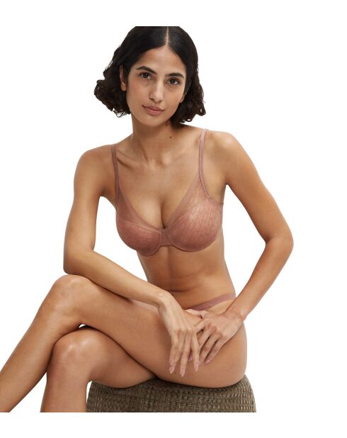 Triumph Signature Sheer WHP EX Almond Toasted Almond versterkte bh