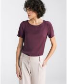 Nell bordeauxrode blouse