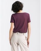 Nell bordeauxrode blouse