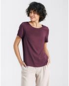 Nell bordeauxrode blouse