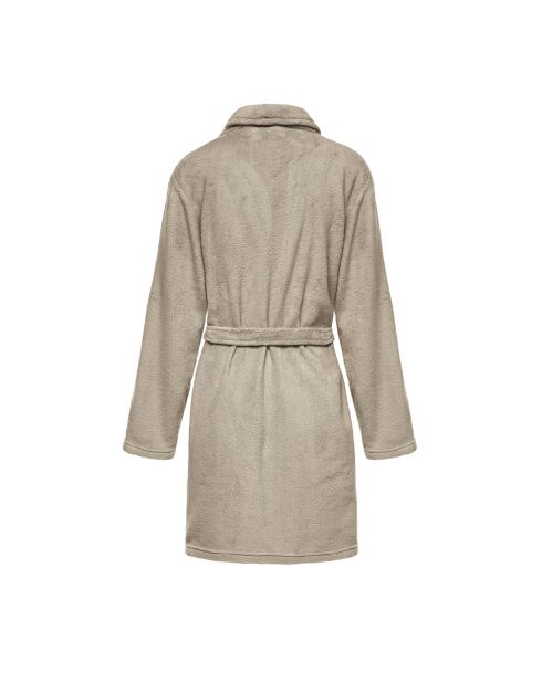 Robe de chambre Uni taupe