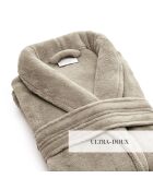 Robe de chambre Uni taupe