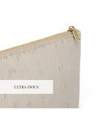 Uni Flacher Beutel aus Kord, 20x12 cm, taupe
