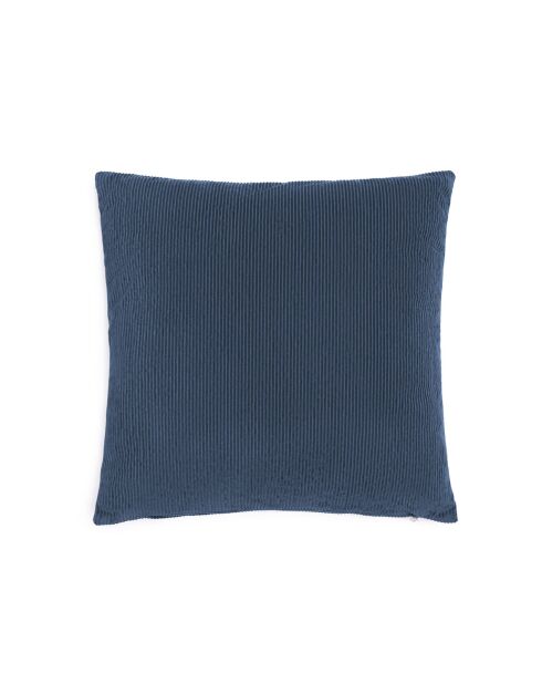 Funda de cojín de pana azul Uni - 45x45 cm