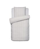 Juego de funda nórdica de algodón percal de color topo Dauphine