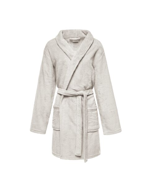Robe de chambre Uni gris clair