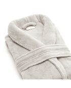 Robe de chambre Uni gris clair