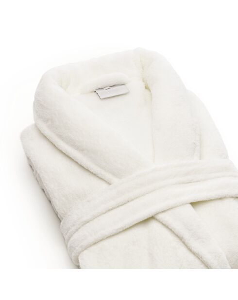 Robe de chambre Uni blanc cassé
