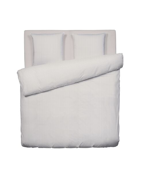 Juego de funda nórdica de algodón percal de color topo Dauphine
