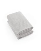 Set de 2 serviettes Eden sable - 2x(50x100 cm)