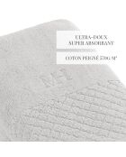Set de 2 serviettes Eden sable - 2x(50x100 cm)
