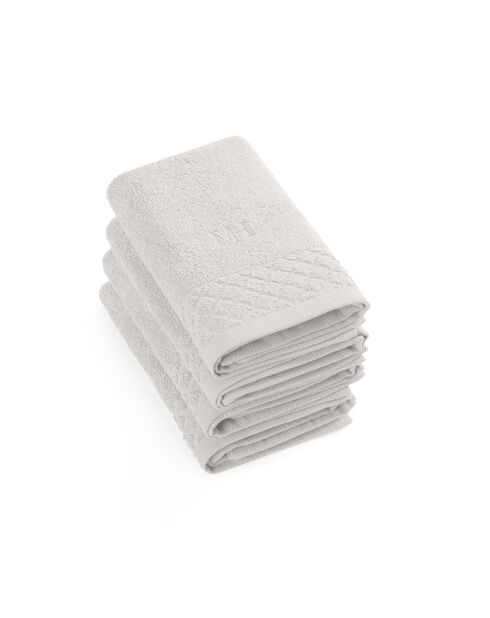 4 tovaglioli bianchi per ospiti Eden - 4x (30x30 cm)