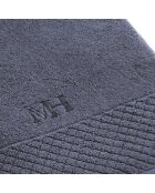 Set de 2 serviettes + 2 draps de bain Eden bleu gris - 2x(50x100 cm)