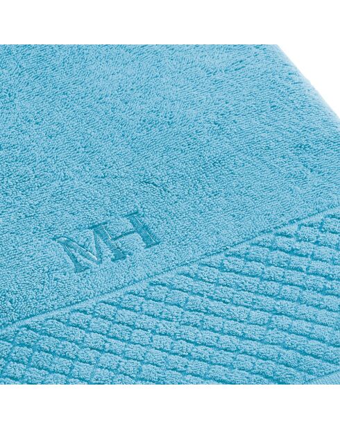 Set de 2 serviettes Eden turquoise - 2x(50x100 cm)