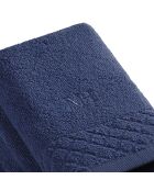 4 servilletas Eden de color azul marino para invitados, 4 unidades (30 x 30 cm)