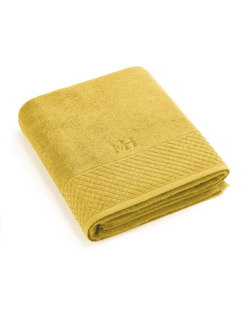 Maxi drap de bain Eden jaune - 100x150 cm