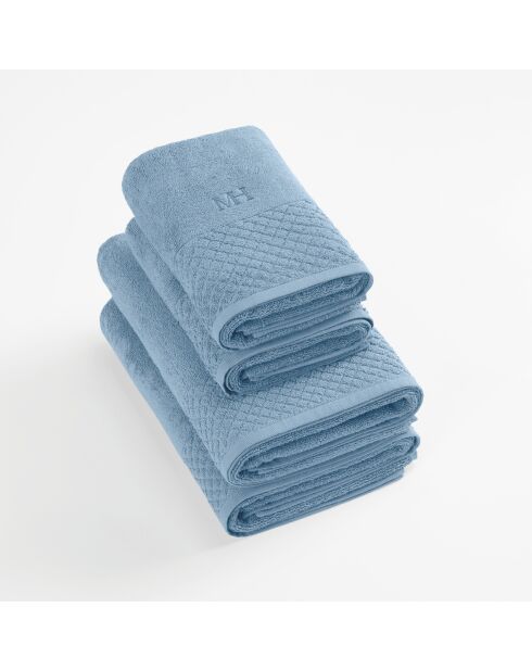 Set di 2 asciugamani + 2 teli da bagno Eden sky blue - 2x (50x100 cm)