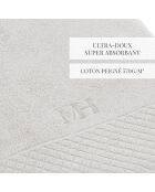 Drap de bain coton peigné LT Eden blanc - 100x150 cm