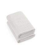 Set de 2 draps de bain Eden blancs - 2x(70x140 cm)