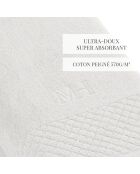 Set de 2 draps de bain Eden blancs - 2x(70x140 cm)