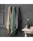 Set de 2 draps de bain Eden gris foncé - 2x(70x140 cm)