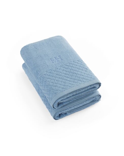 Set aus 2 Servietten Eden himmelblau - 2x (50x100 cm)
