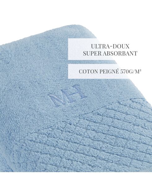 Set aus 2 Servietten Eden himmelblau - 2x (50x100 cm)