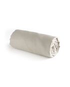 Drap-housse satin de coton Uni taupe 05
