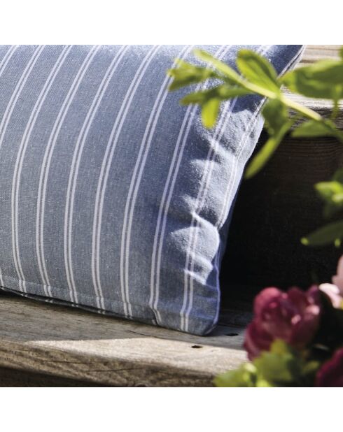 Cuscino in cotone blu - 30x50 cm