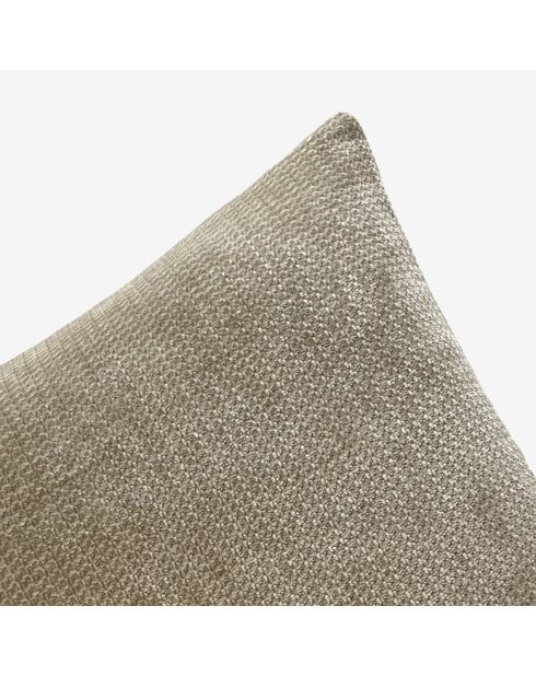 Fodera per cuscino Octavine taupe - 45x45 cm