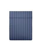 Bettlaken aus Baumwollsatin Dobby Stripe Dobby Stripe gewebt blau