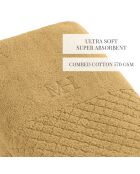 Set aus 2 Servietten Eden senfgelb - 2x (50x100 cm)