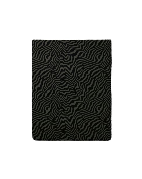 Bettlaken Zebra Dreams aus Baumwollsatin, 240 x 300 cm, Braun