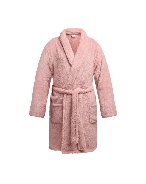 Robe de chambre Uni rose clair