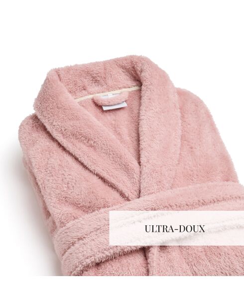 Robe de chambre Uni rose clair