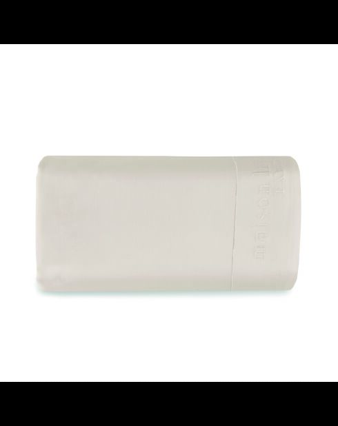 Uni Taupefarbenes Bettlaken aus Baumwollsatin 05 - 240x300 cm