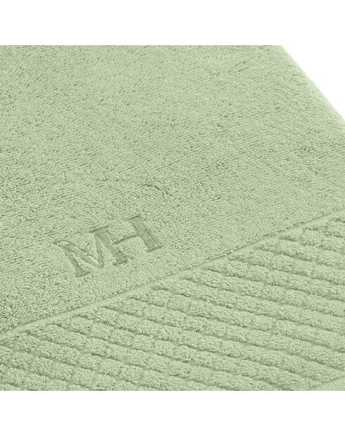 Set di 2 asciugamani + 2 teli da bagno Eden verde mandorla - 2x (50x100 cm)