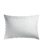Lot de 2 taies d'oreiller gaze de coton Unies blanches 02