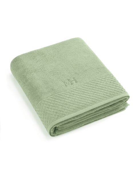 Maxi drap de bain Eden vert prairie - 100x150 cm
