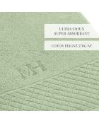 Maxi drap de bain Eden vert prairie - 100x150 cm