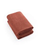 Asciugamano in cotone pettinato terracotta LT Eden - 2x (50x100 cm)
