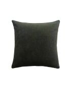 Funda de cojín verde Yaël - 45x45 cm