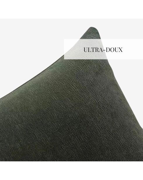 Funda de cojín verde Yaël - 45x45 cm