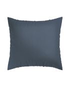 Juego de 2 fundas de almohada Uni de gasa de algodón azul, 14 — 2 x 63 cm (14 — 2 x