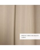 Rideau Prague taupe - 140x300 cm
