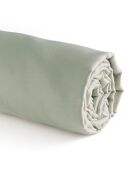 Drap-housse satin de coton Jardin orné vert