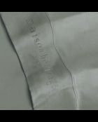 Einfarbiges taupefarbenes Bettlaken aus Baumwollsatin 01