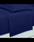Maxi-Bettlaken-Set + Spannbetttuch + rechteckige Kissenbezüge unifarbener Baumwollsatin 04